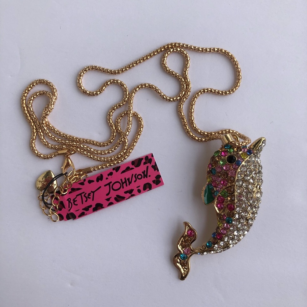 Betsey Johnson Dolphin Necklace